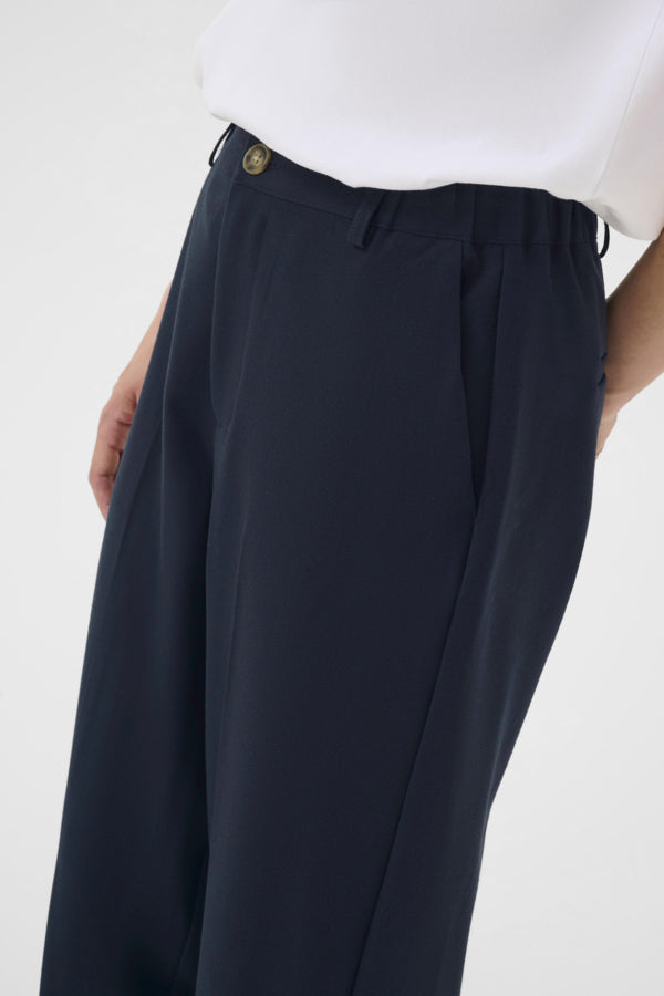 KAHeather Cropped Pants Midnight Marine