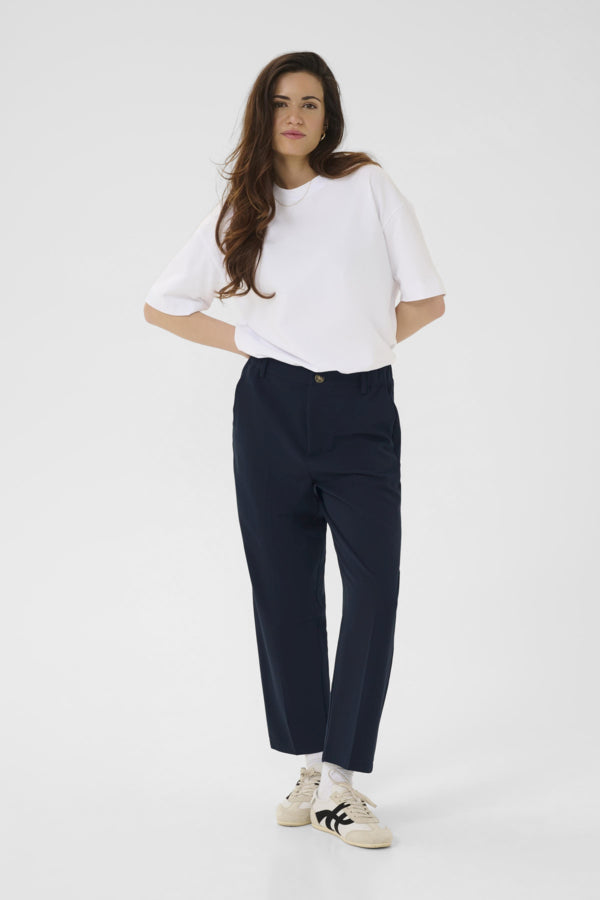 KAHeather Cropped Pants Midnight Marine