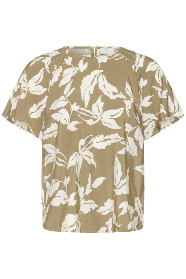 KAMarlo Blouse Oak Chalk Leave
