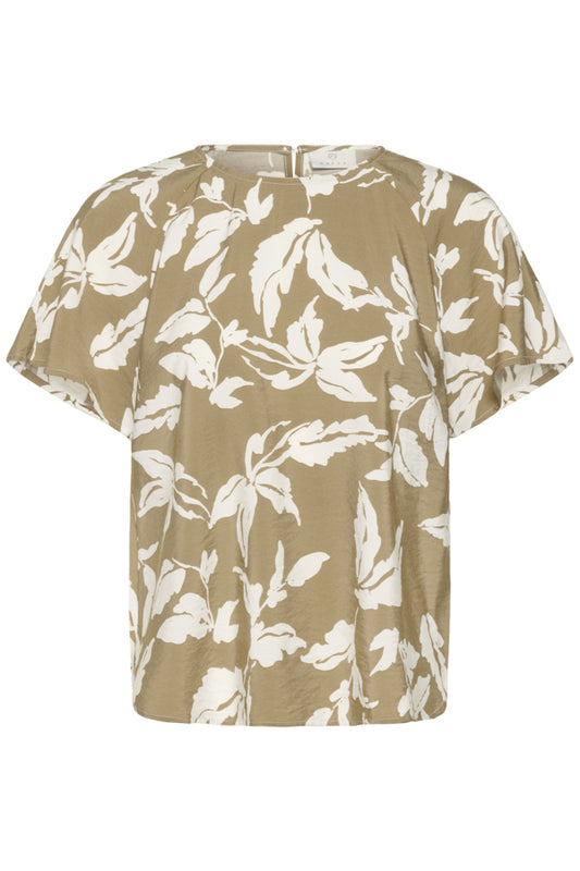 KAMarlo Blouse Oak Chalk Leave