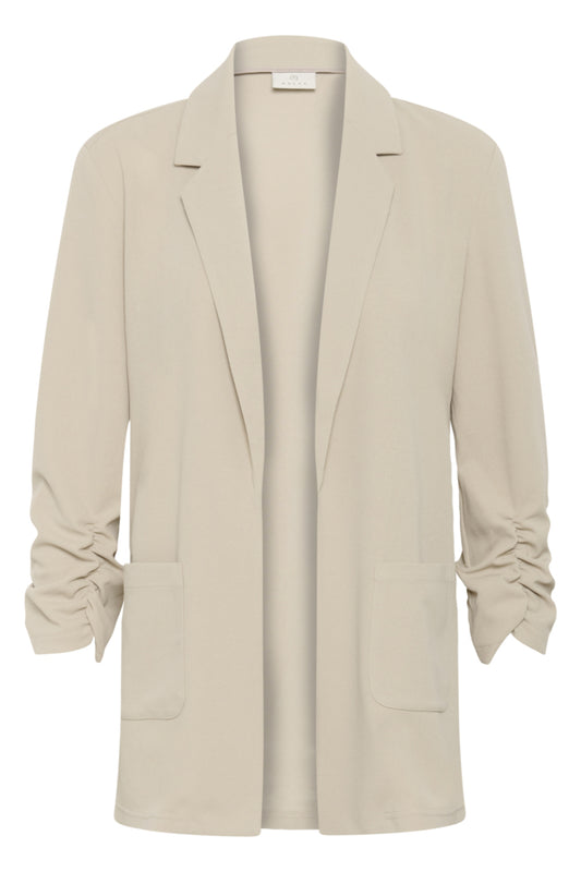 KAPheobe 3/4 Sleeve Blazer Feather Gray