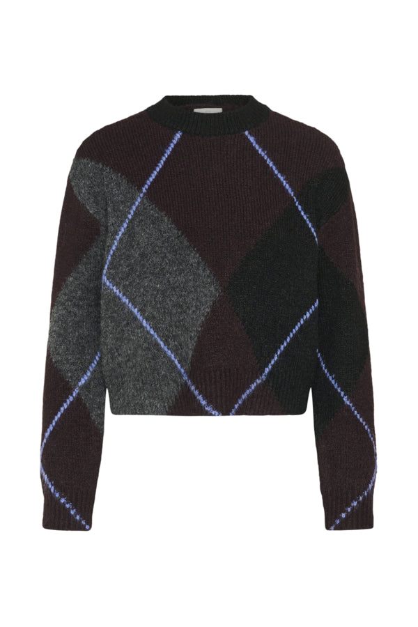 KAGrith Knit Pullover Dark Grey Melange