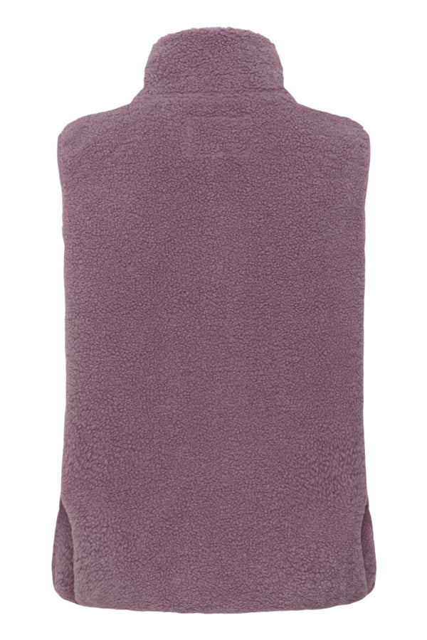 KAAlly Fleece Vest Mauve Shadows