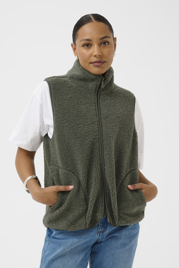 KAAlly Fleece Vest Sea Spray