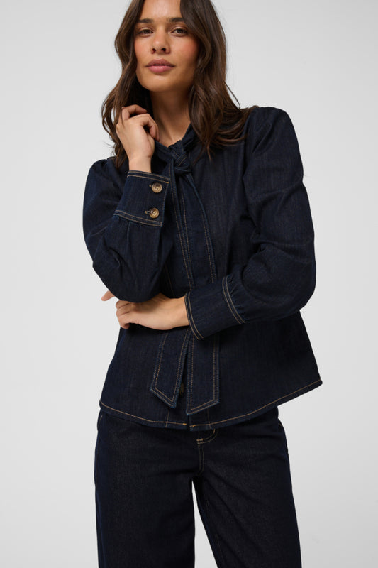 KAMolly Denim Shirt Raw Blue Denim