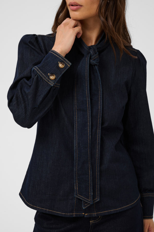 KAMolly Denim Shirt Raw Blue Denim