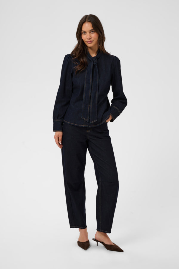 KAMolly Denim Shirt Raw Blue Denim