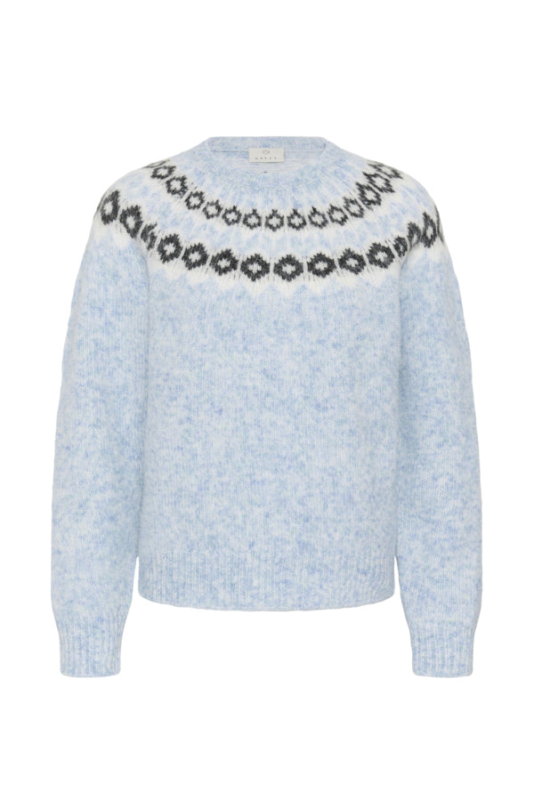 KABerta Pullover Blue Melange