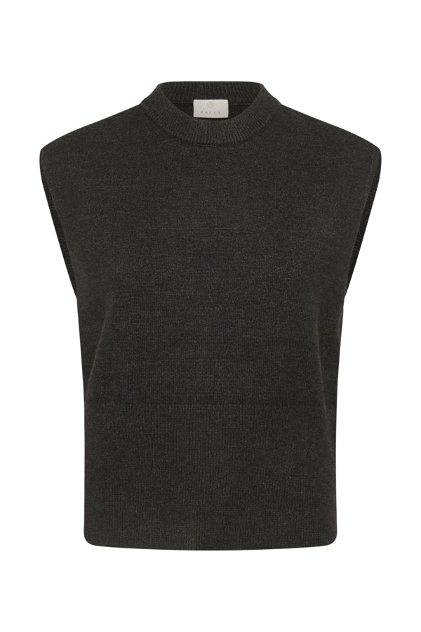 KABarbara Knit Vest Dark Grey