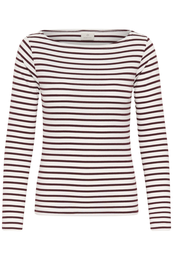 KALiddy LS Boatneck T-Shirt Chalk Fudge