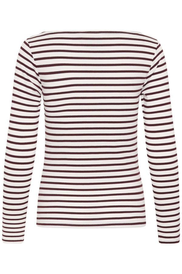 KALiddy LS Boatneck T-Shirt Chalk Fudge