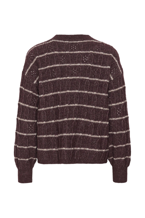 KASirens Striped Pullover Fudge