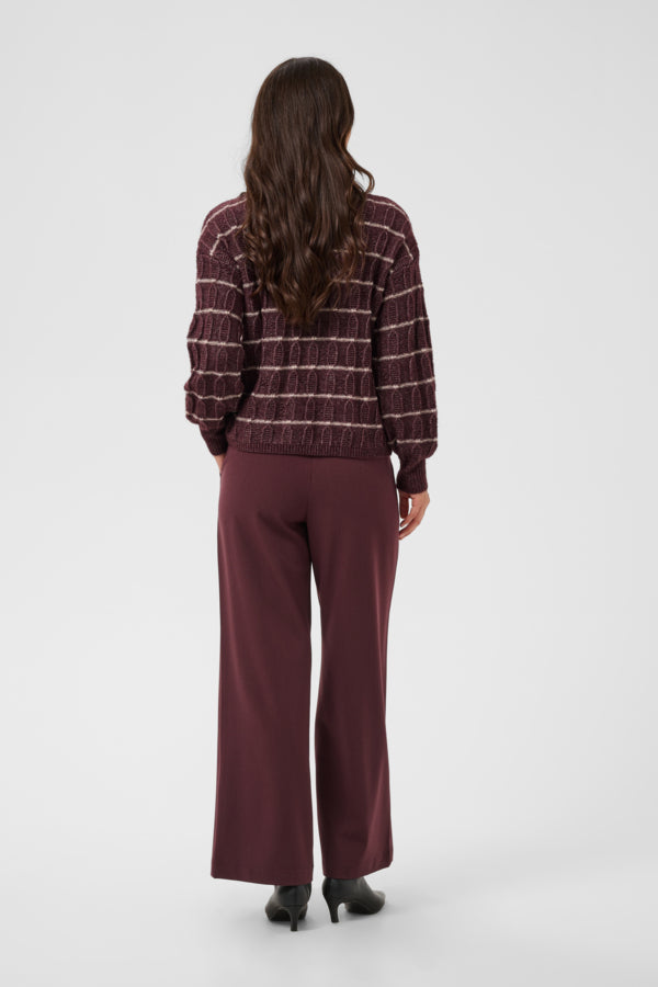 KASirens Striped Pullover Fudge