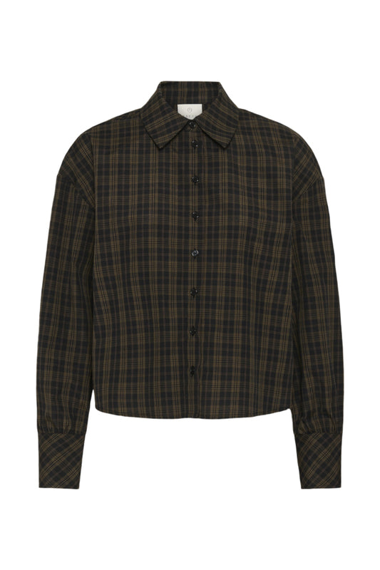 KAHelie Check Shirt Black