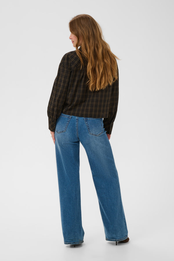 KAHelie Check Shirt Black