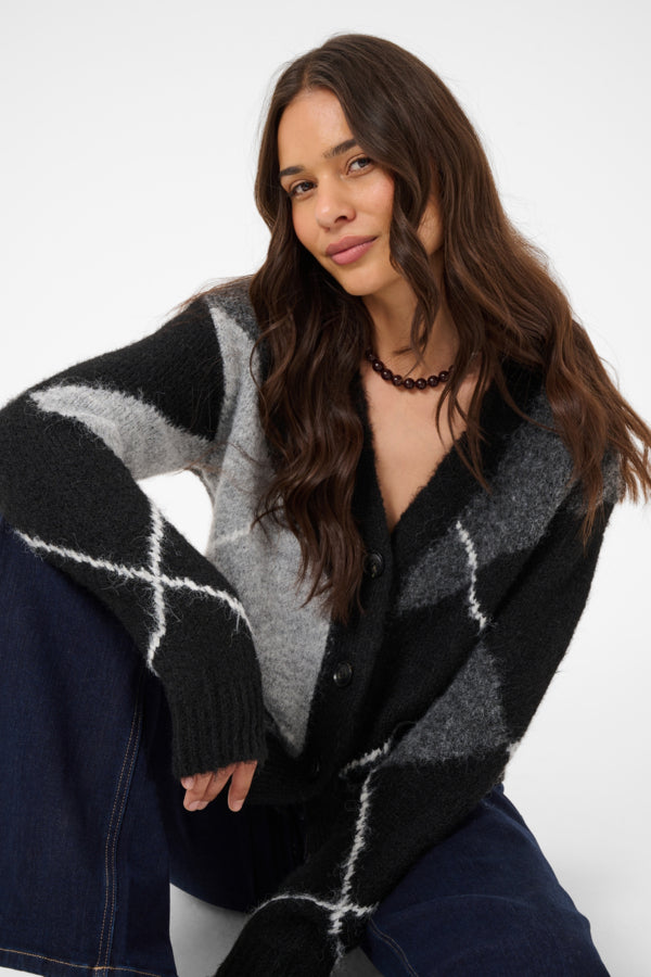 KUGrith Cardigan Grey Melange