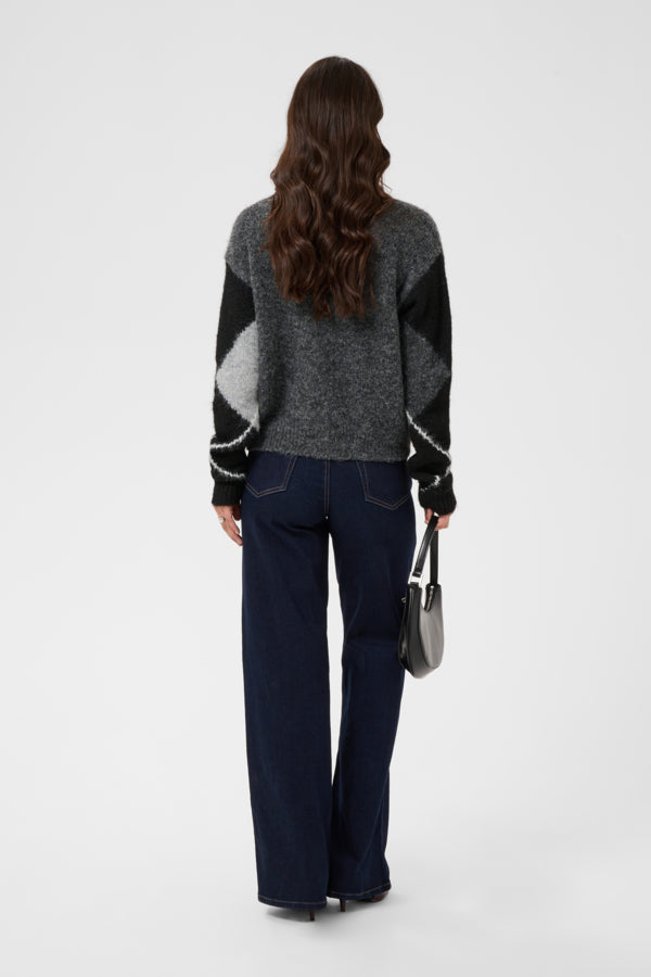 KUGrith Cardigan Grey Melange