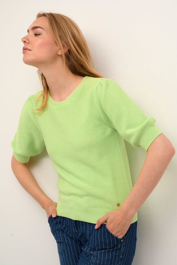 CRSillar Knit Pullover Power Green