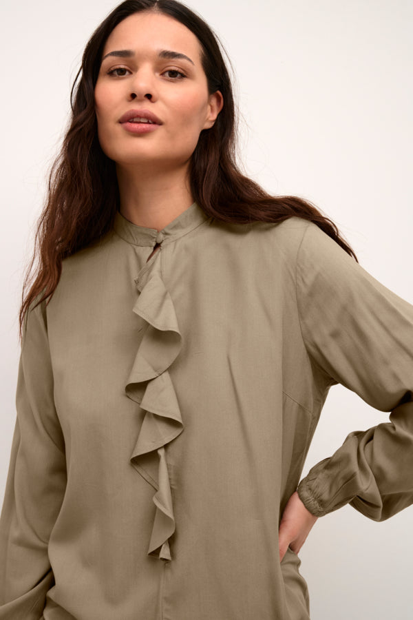 CRTiah Flounce Blouse Mountain Trail