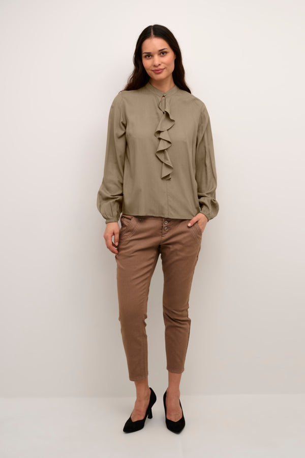 CRTiah Flounce Blouse Mountain Trail