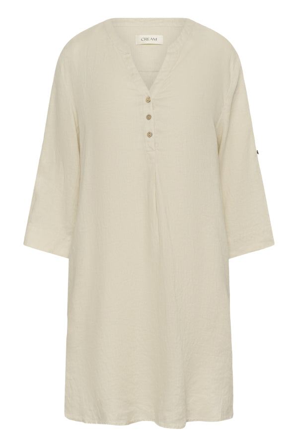 CRBellis Caftan Short Dress Crispy Sand