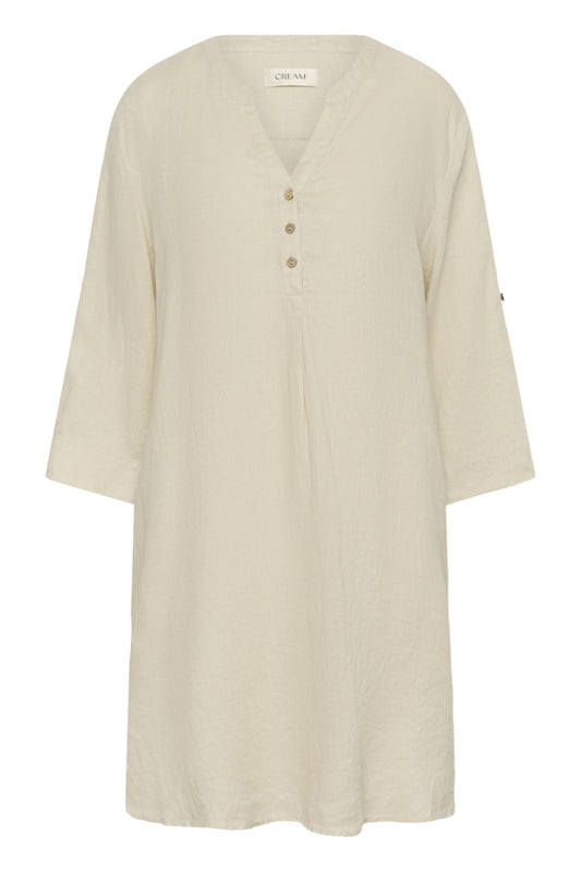 CRBellis Caftan Short Dress Crispy Sand