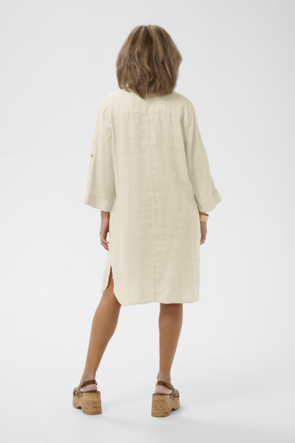 CRBellis Caftan Short Dress Crispy Sand