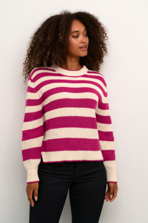 CRMuka Knitted Pullover Fuchsia Red