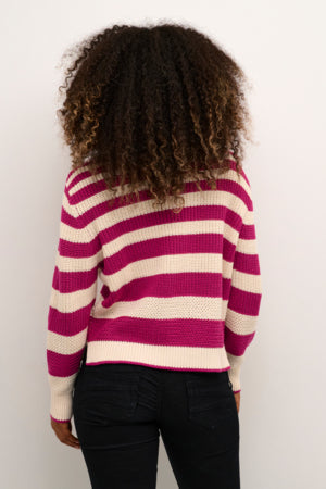 CRMuka Knitted Pullover Fuchsia Red