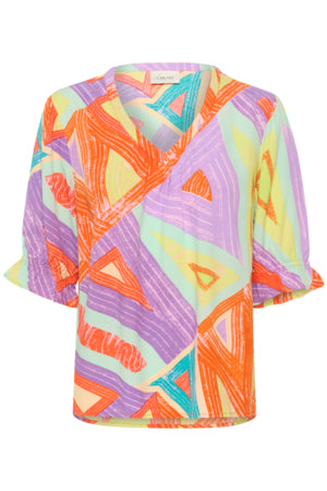 CRGia Blouse Geometric Print