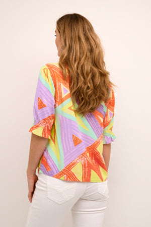 CRGia Blouse Geometric Print