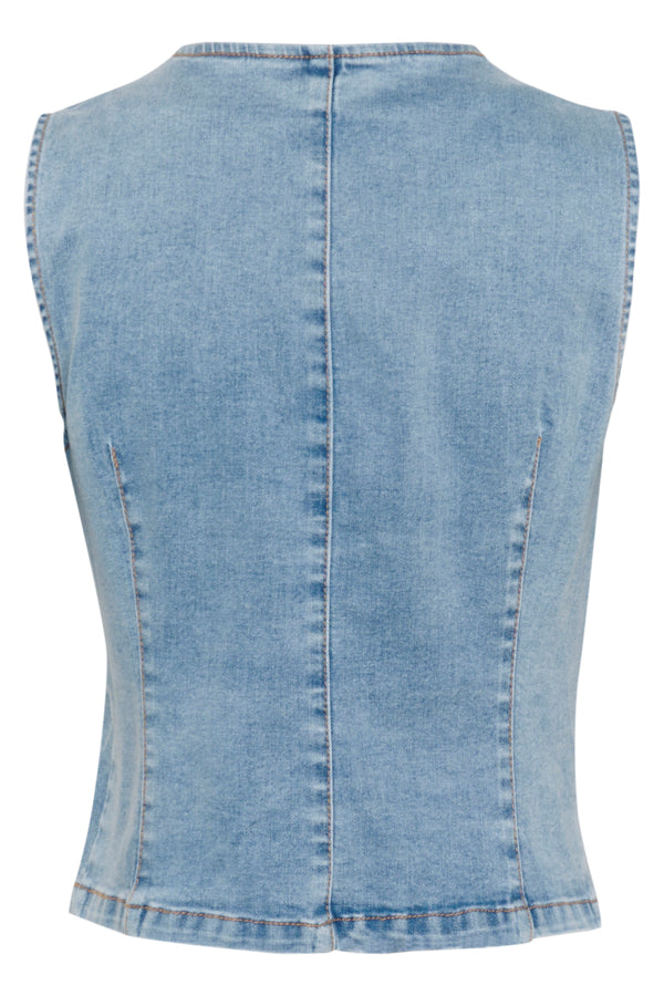 CRAlma Waistcoat Medium Blue