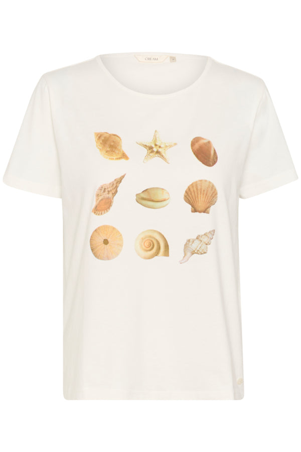 CRAmalua T-Shirt Natural Shells