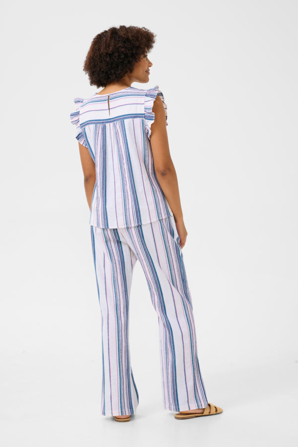 CRMiva Top Pink Blue Stripe