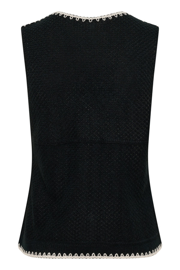 CRFrust Knit Vest Pitch Black