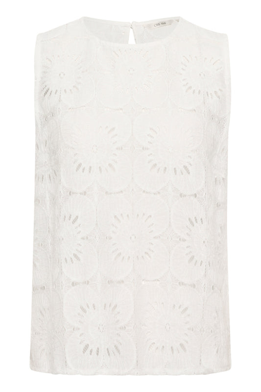 CRLibby Lace Top Snow White