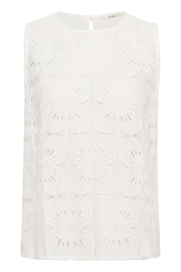 CRLibby Lace Top Snow White
