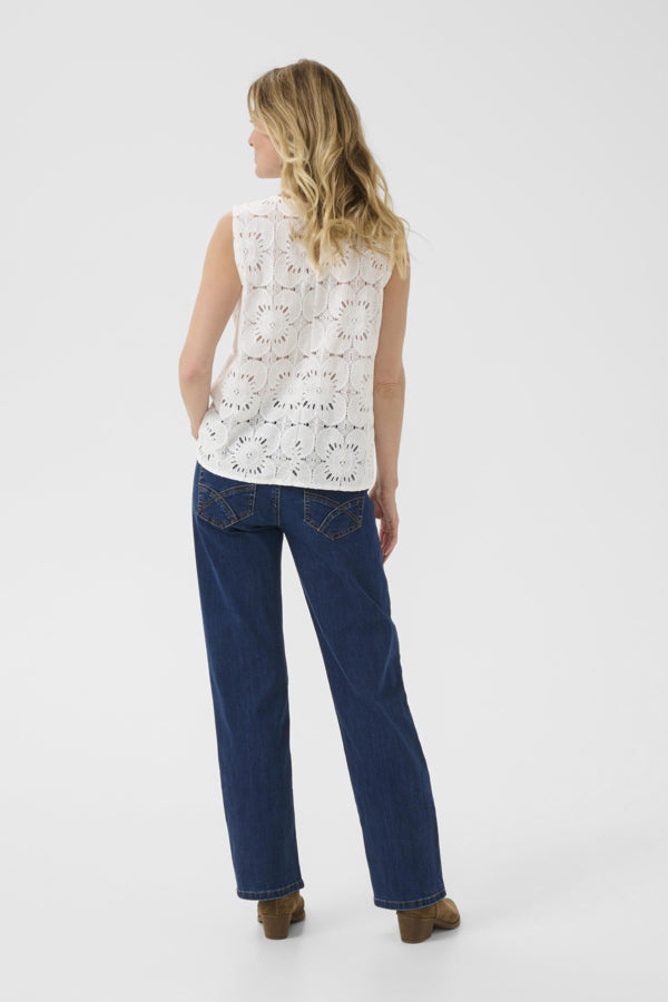 CRLibby Lace Top Snow White