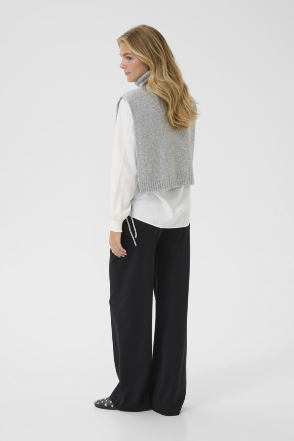 CRFrina Knit Slipover Grey Melange