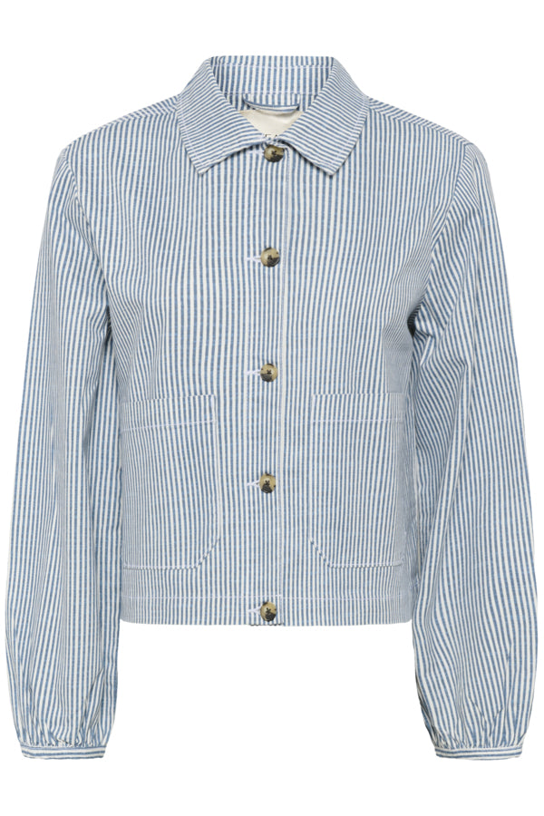 CRBerta Twill Jacket Horizon Blue Milk