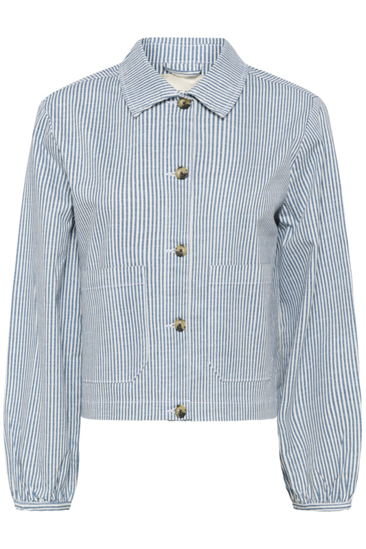 CRBerta Twill Jacket Horizon Blue Milk