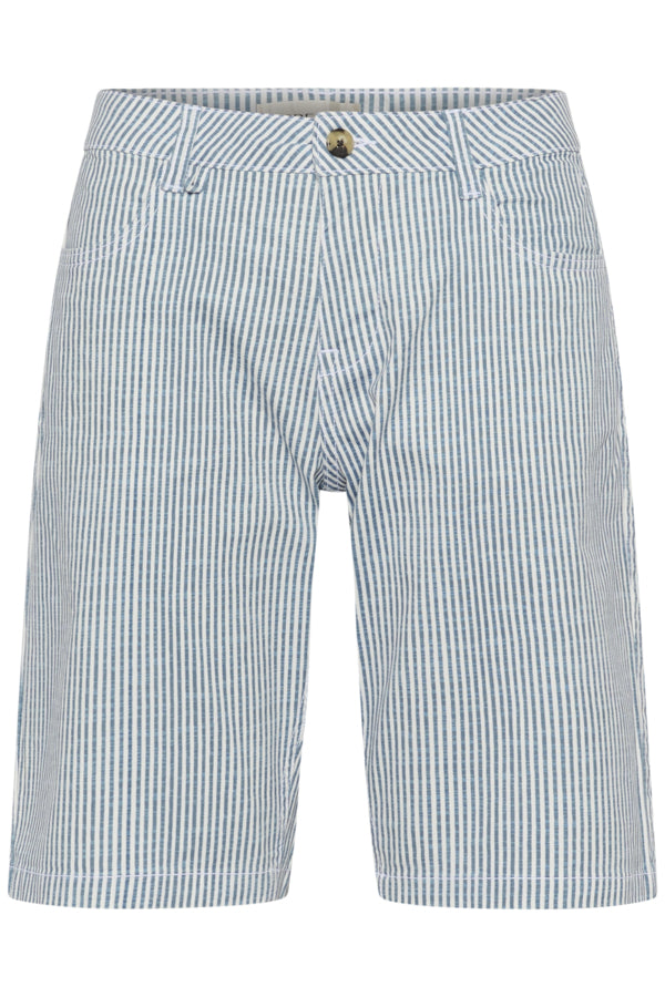 CRBertaTwill Shorts Horizon Blue Milk