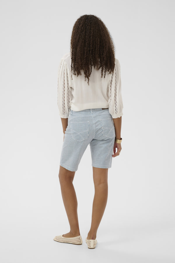 CRBertaTwill Shorts Horizon Blue Milk