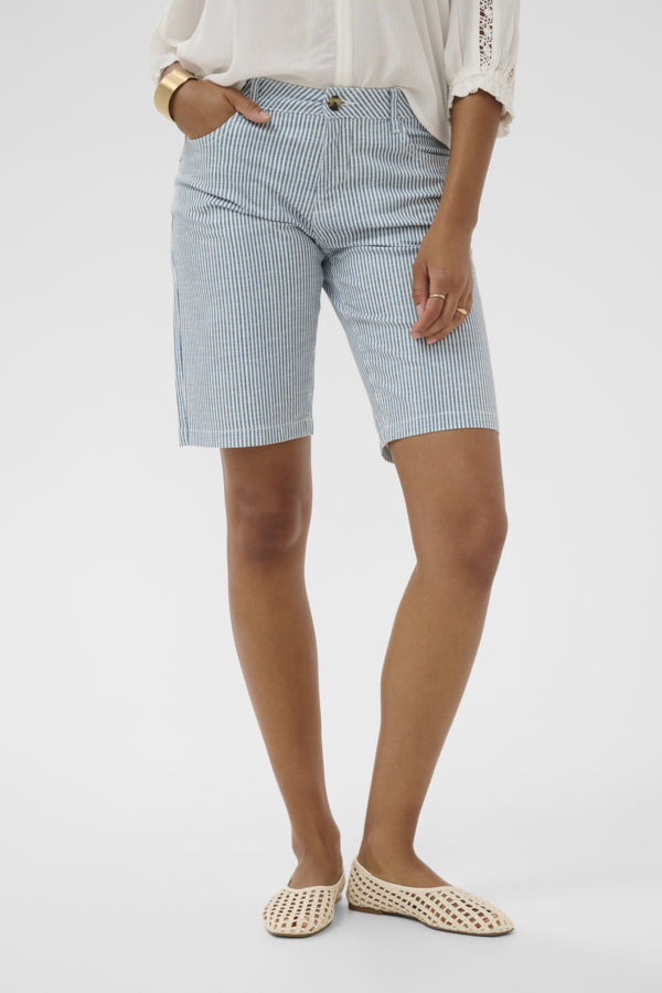 CRBertaTwill Shorts Horizon Blue Milk