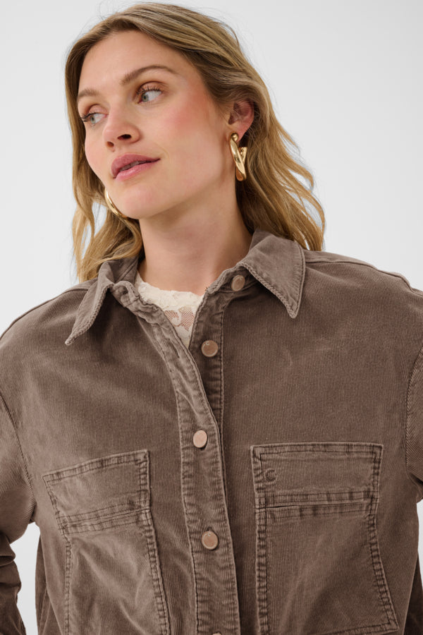 CRBrady Corduroy Shirtjacket Brown Lentil