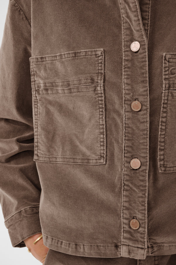 CRBrady Corduroy Shirtjacket Brown Lentil