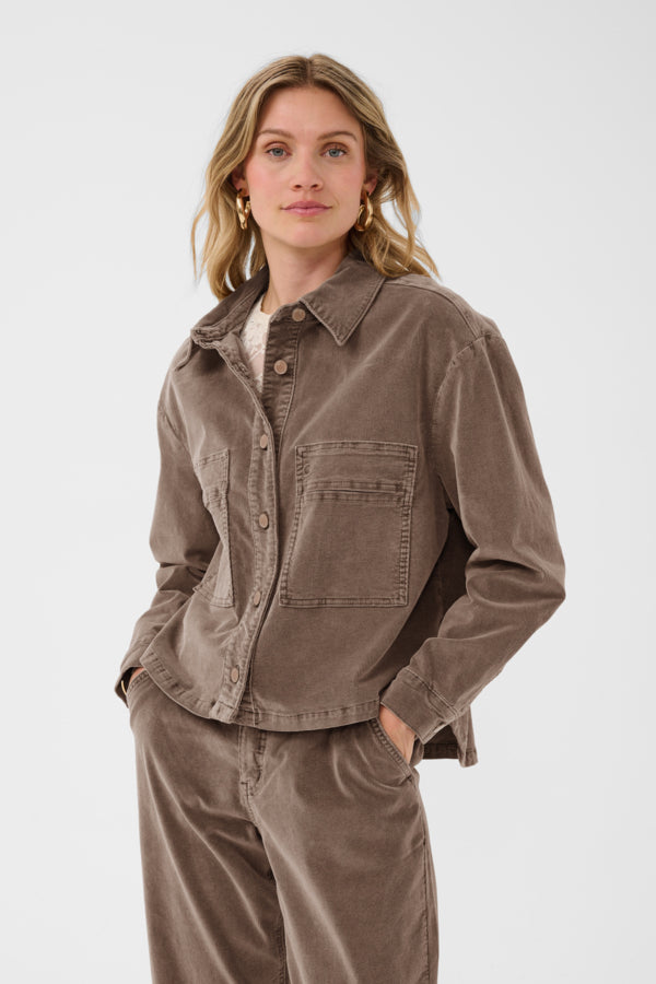 CRBrady Corduroy Shirtjacket Brown Lentil