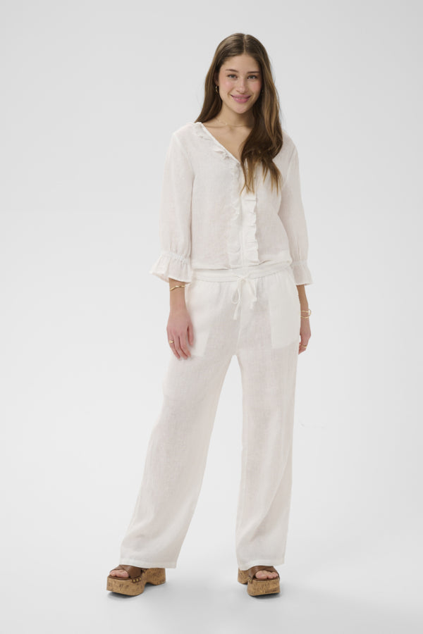 CRBellis Linen Pant Snow White