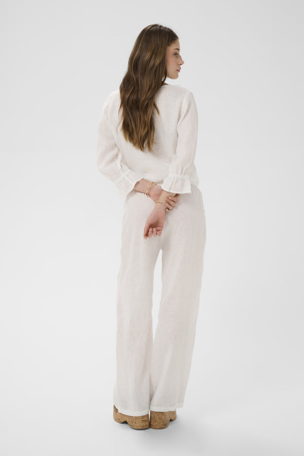 CRBellis Linen Pant Snow White