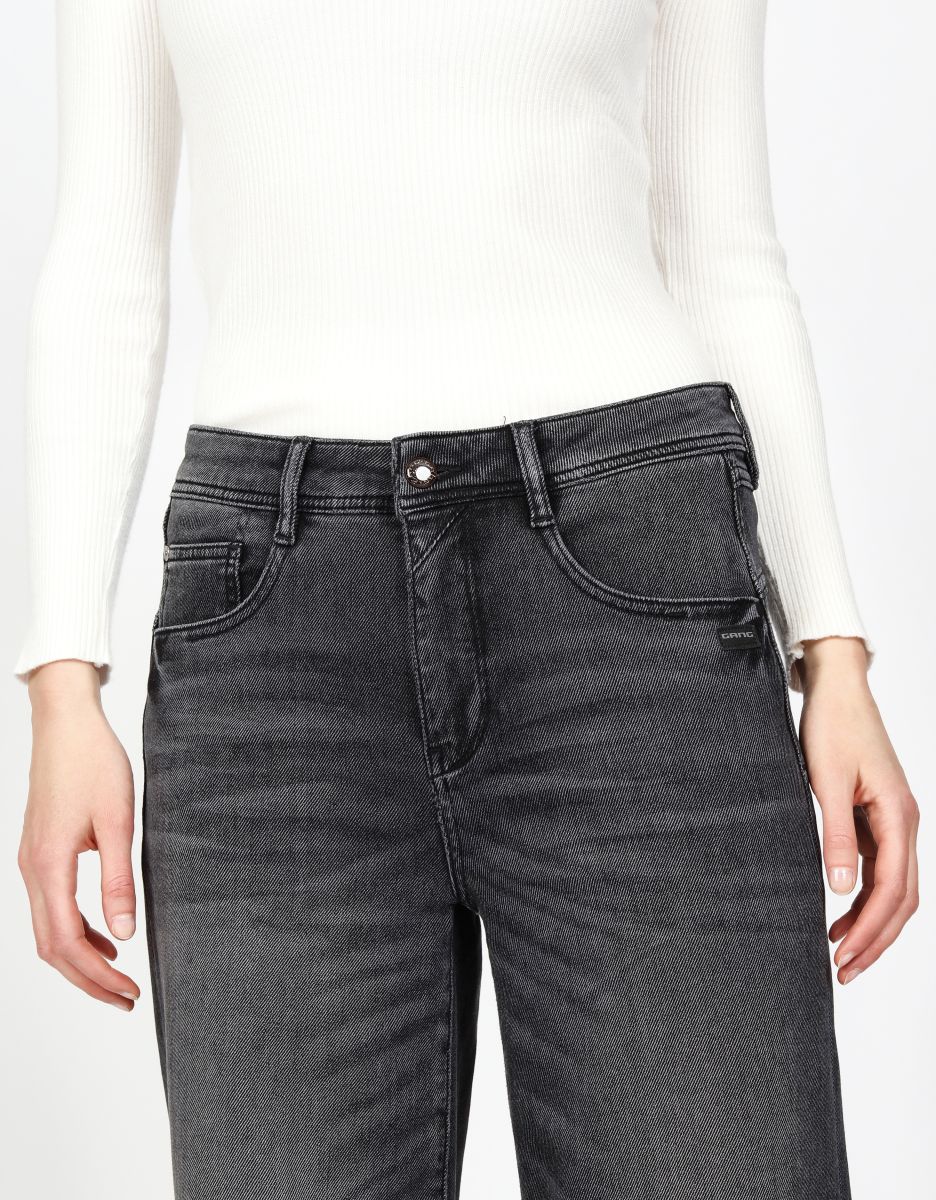 Gang 94Amelie Wide Turegrey Mid Wash